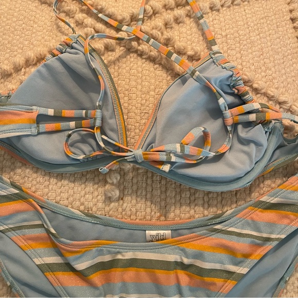 Stripped glittery bikini- Wild Fable Target collection - Picture 2 of 3